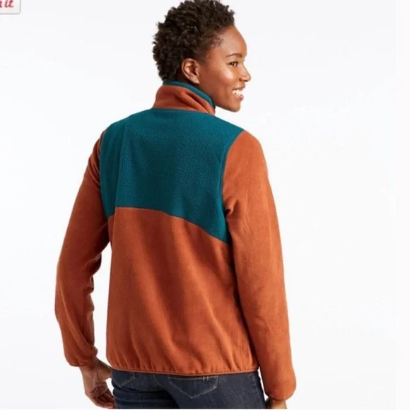 LL Bean Women’s Katahdin Fleece Jacket  Block color - Picture 5 of 7